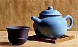 Blue Teapot by Anthony J. Ryder